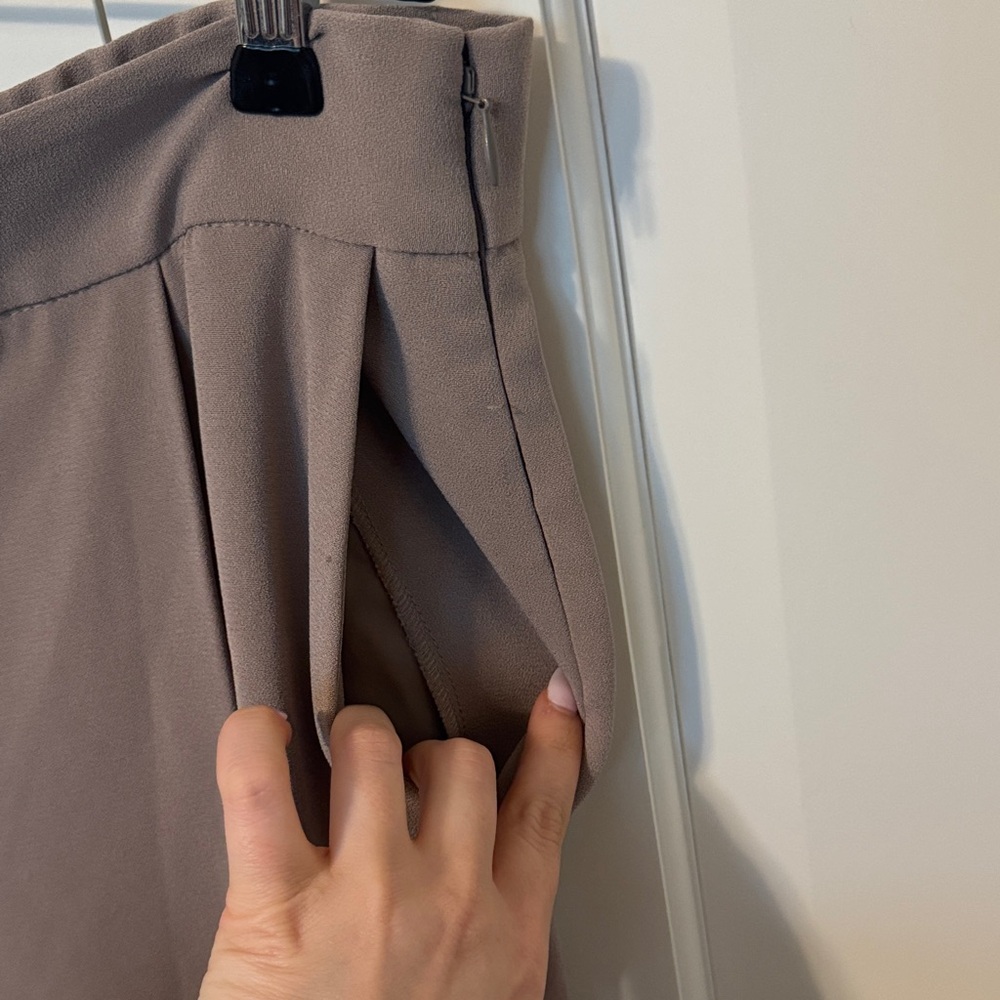 Aritzia Taupe Trousers - Picture 3 of 4